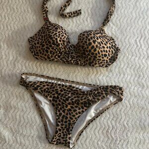 Victoria's Secret Leopard Print Bikini Set